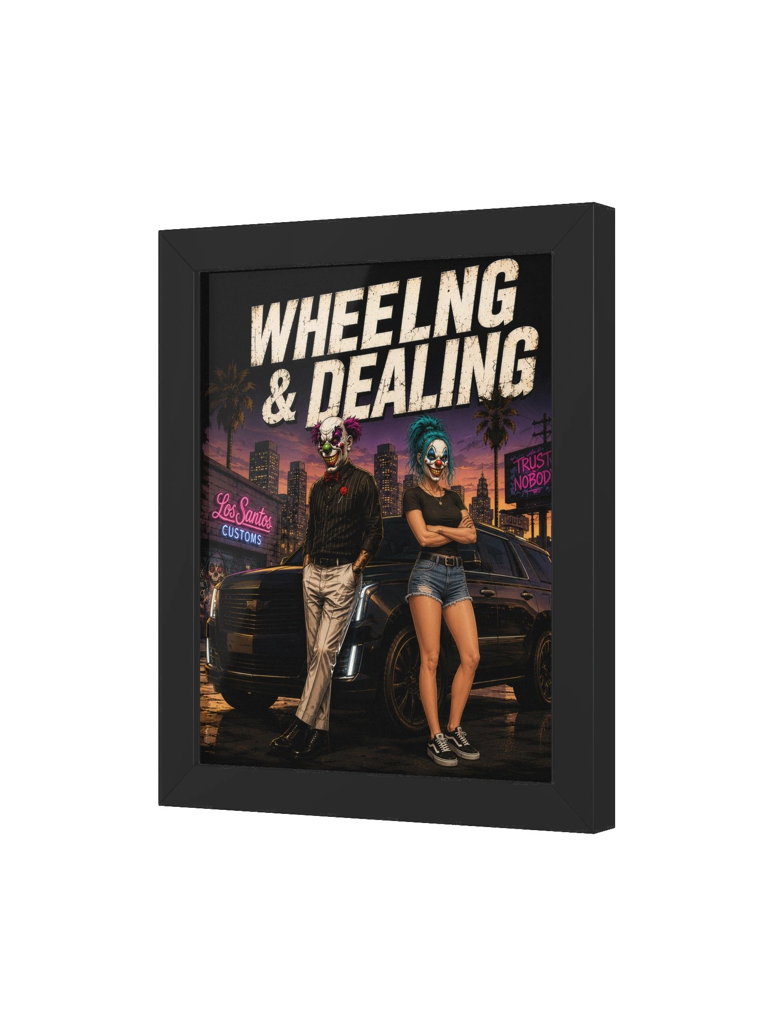 Wheeling and Dealing framed art print product image (3)