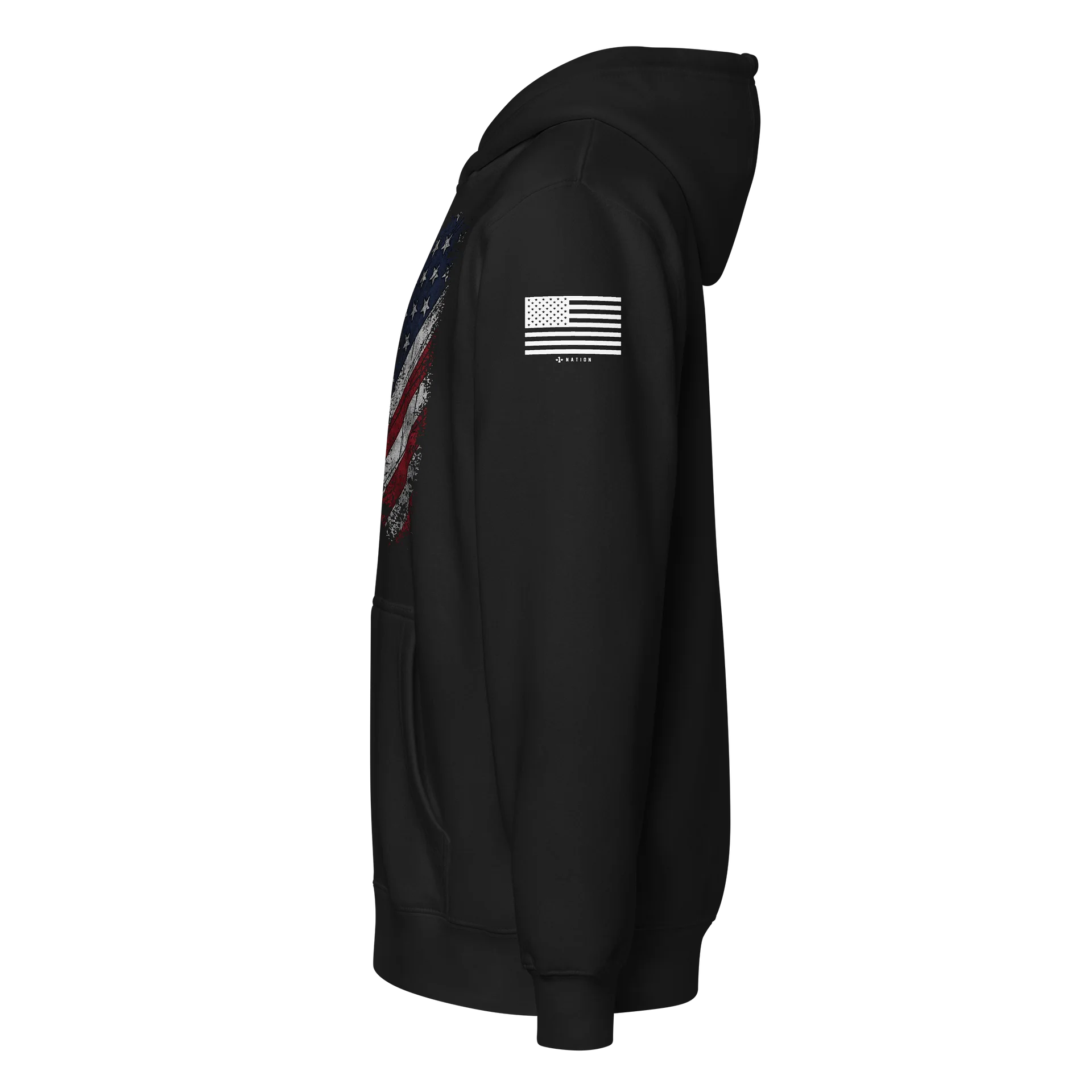 American Flag Zip Hoodie product image (2)