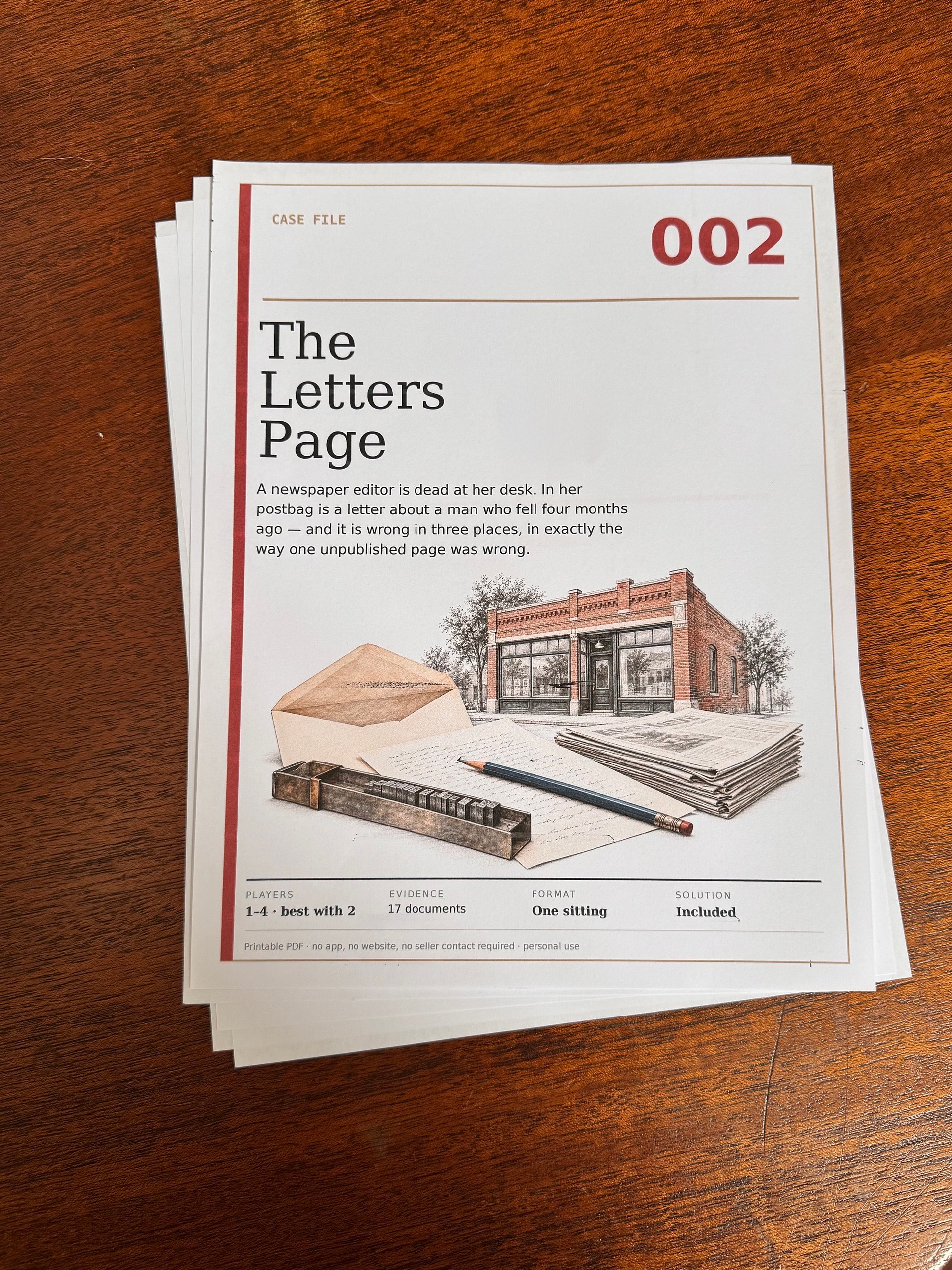 The Letters Page: Case File 002 product image (3)