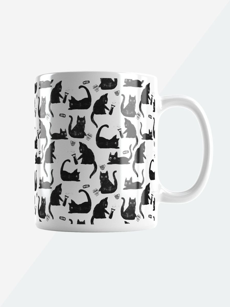 Bad Cats Knocking Stuff Over Coffee Mug product image (8)