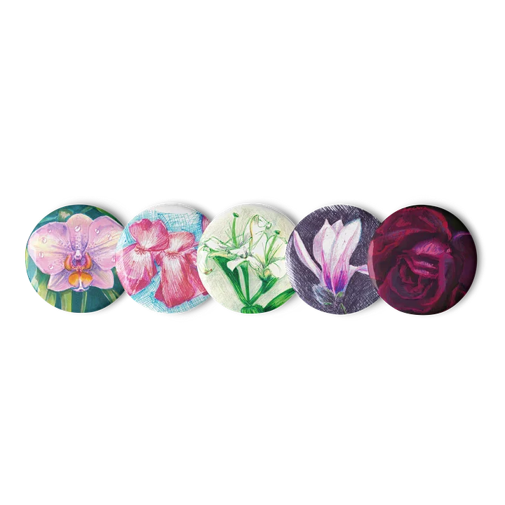 Flora Pin Button Set product image (1)