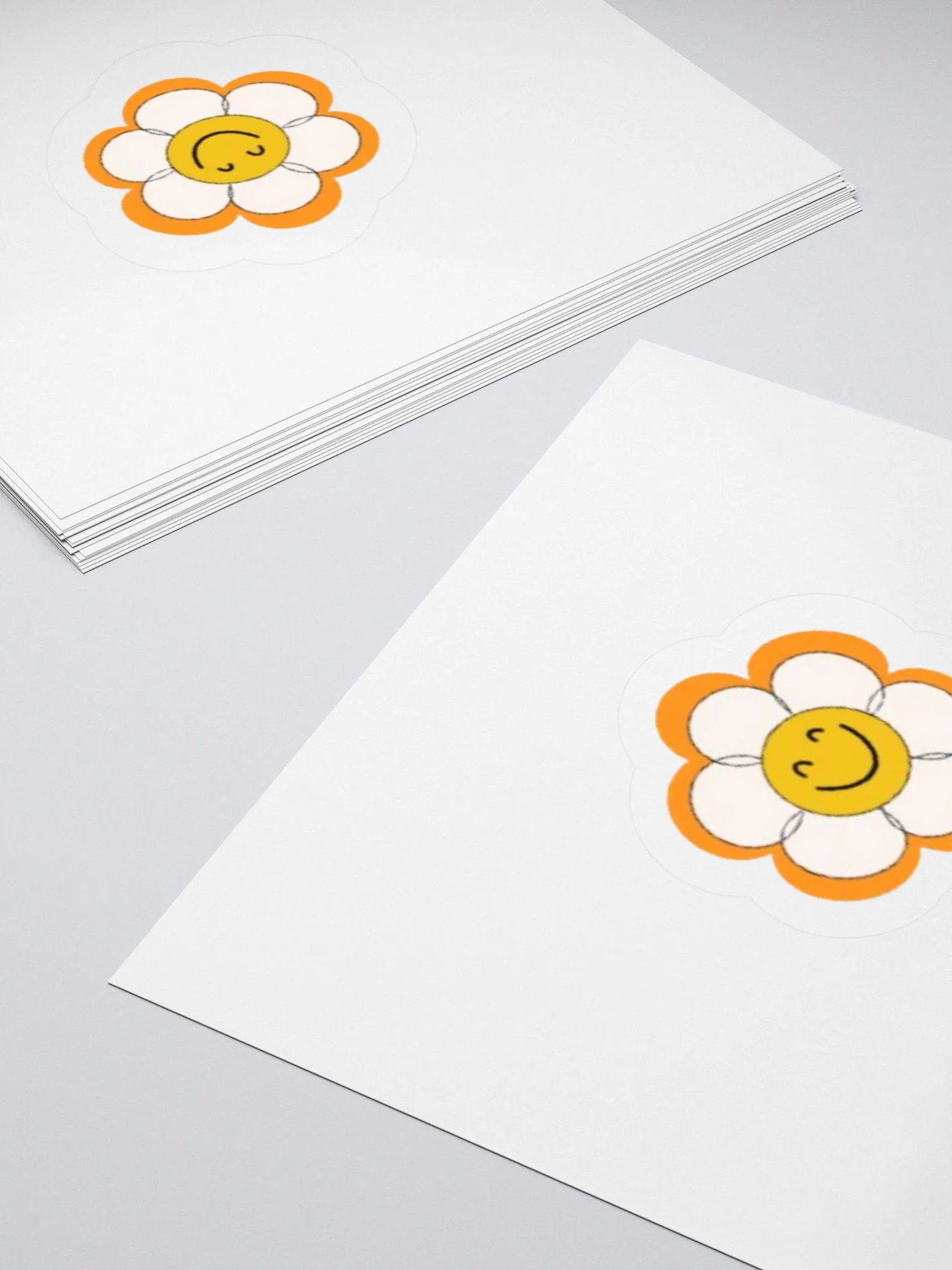 Orange Flower Sticker product image (4)