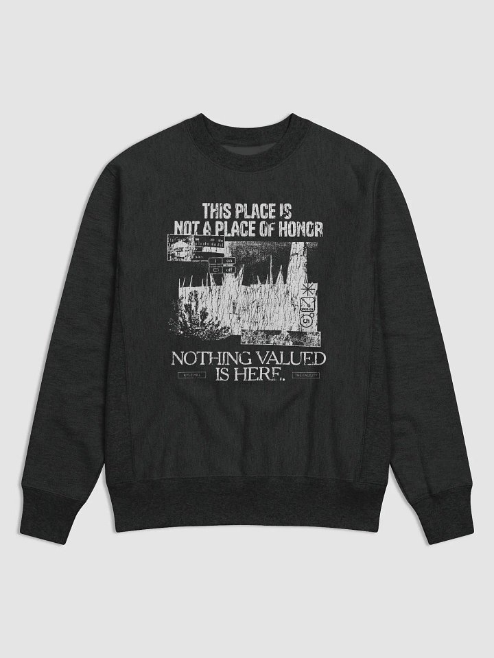 THIS IS NOT A PLACE OF HONOR (Champion sweater) product image (2)