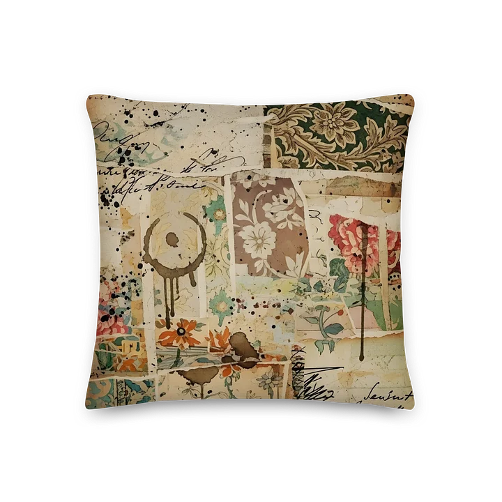 Vintage Aesthetic Collage Premium Pillow product image (1)