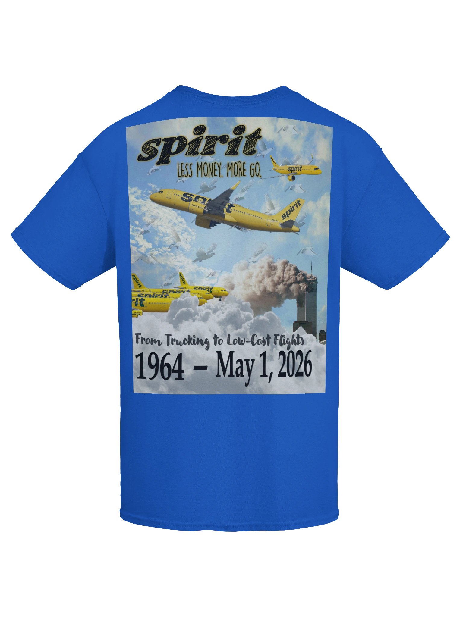 NEVER FORGET SPIRIT AIRLINES 🙏🏾🕊️✨ — T-SHIRT (DARK + FULL) product image (45)