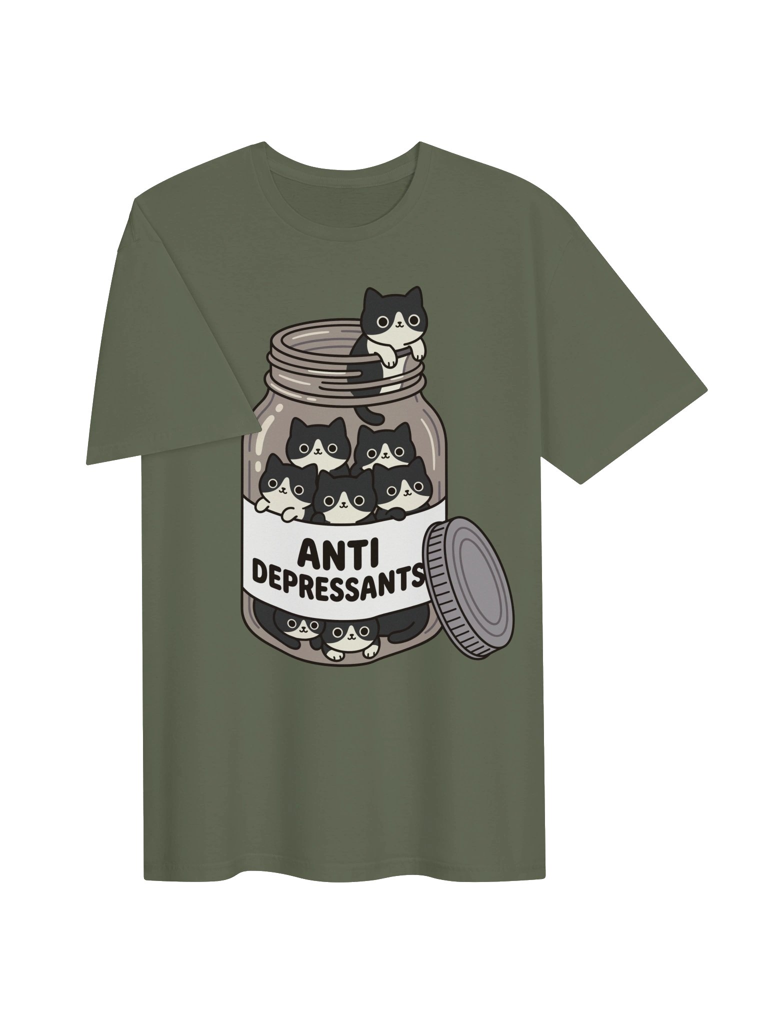 Anti Depressants Tuxedo Cat Tee product image (14)