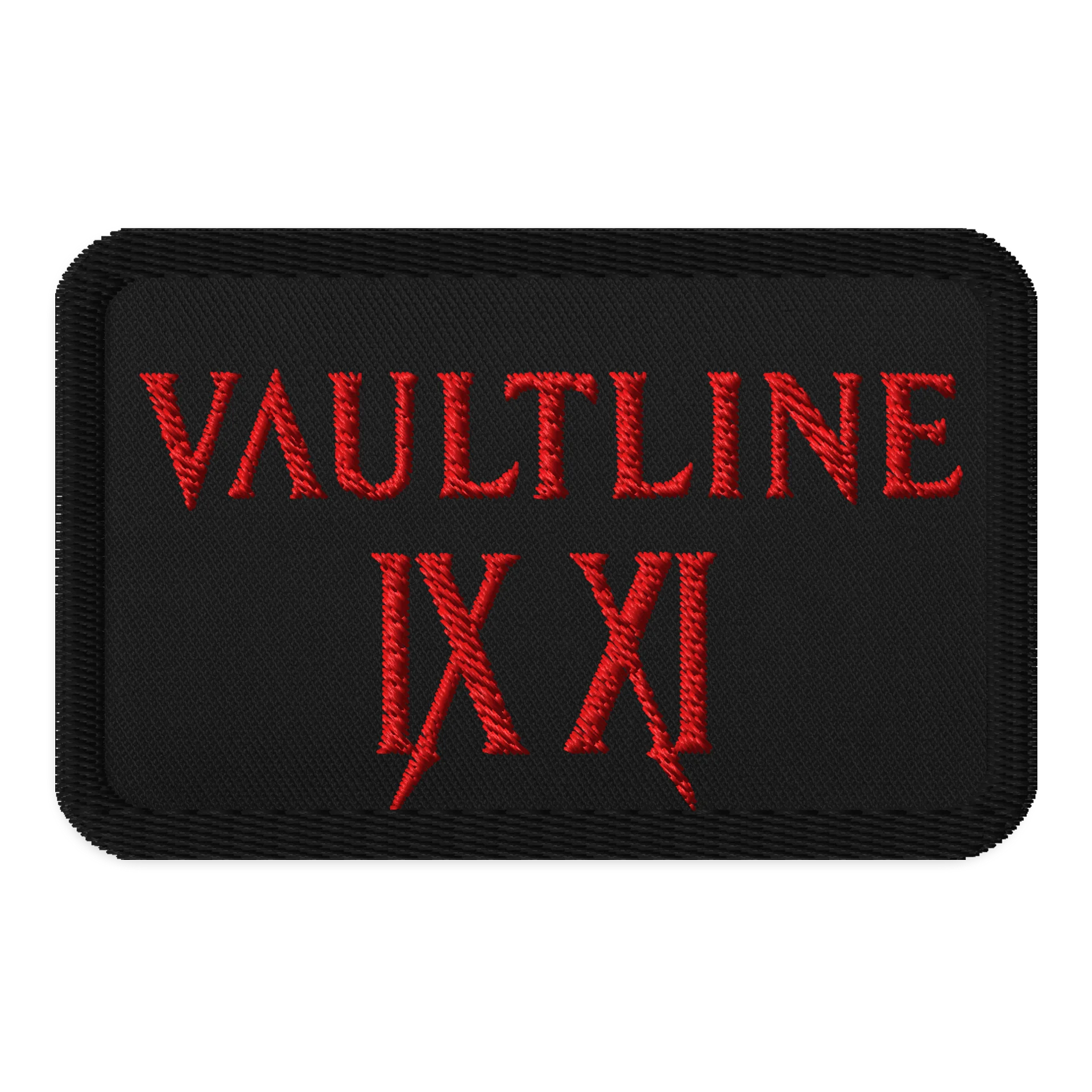 VAULTLINE IX XI Gothic Embroidered Patch product image (1)