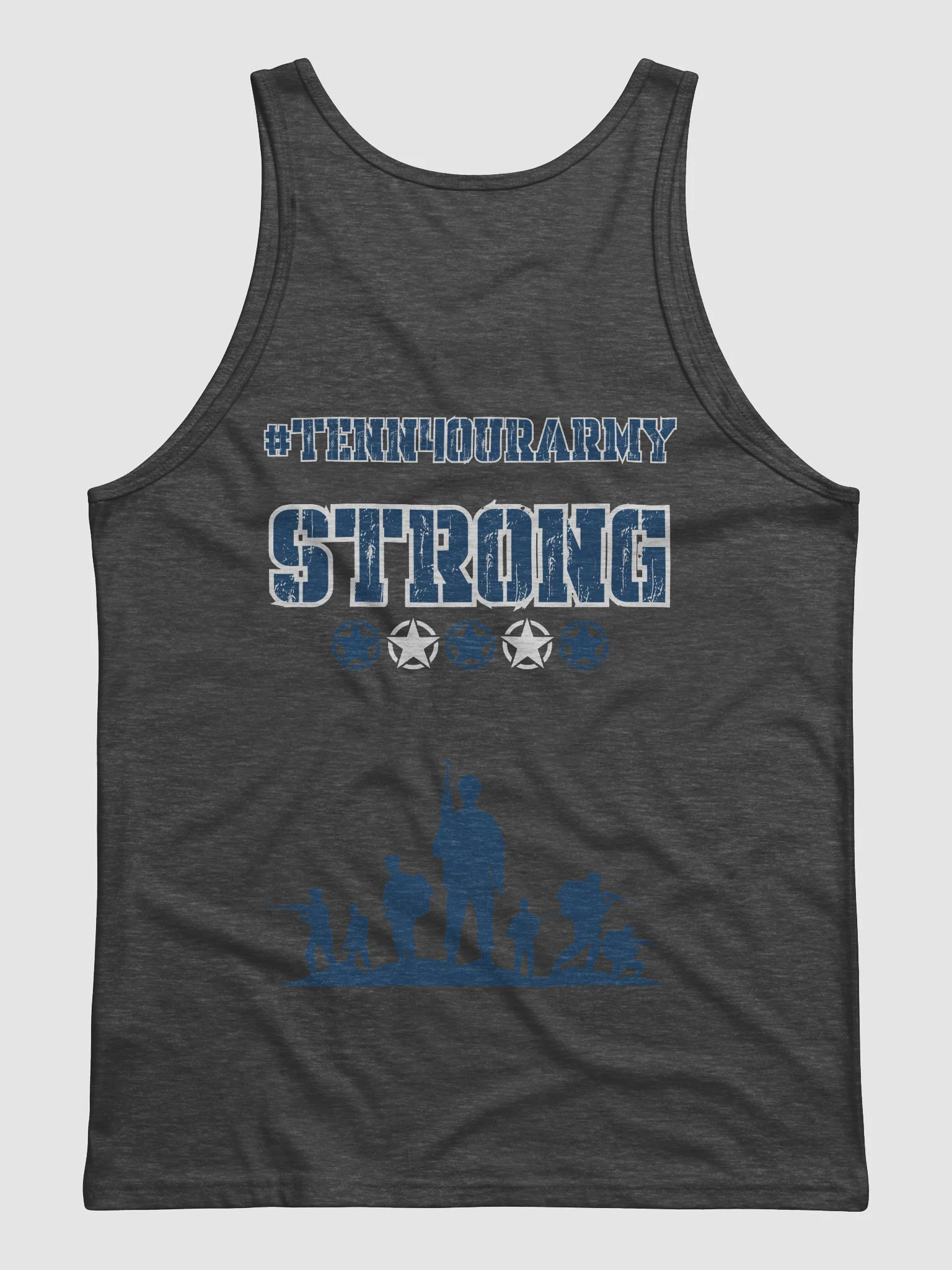 #TeNN4OURARMY Tank - Navy & White product image (7)