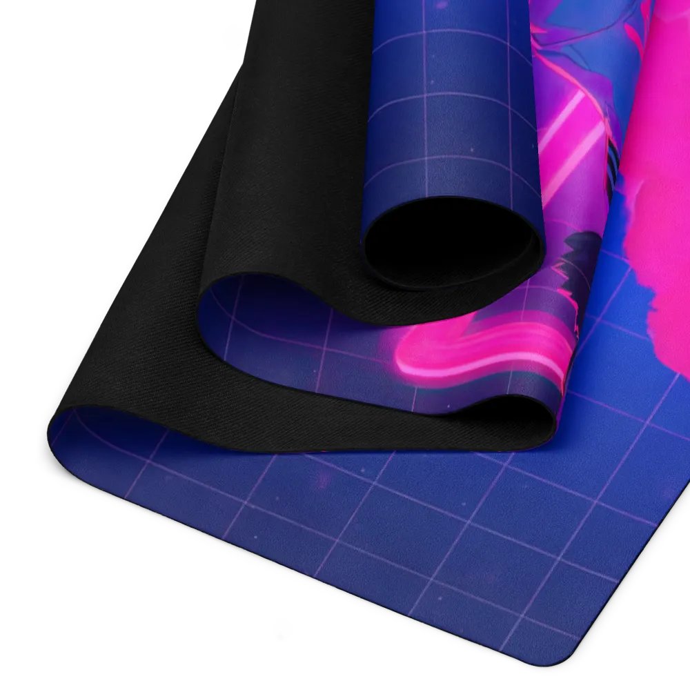 Neon Cat Yoga Mat product image (2)