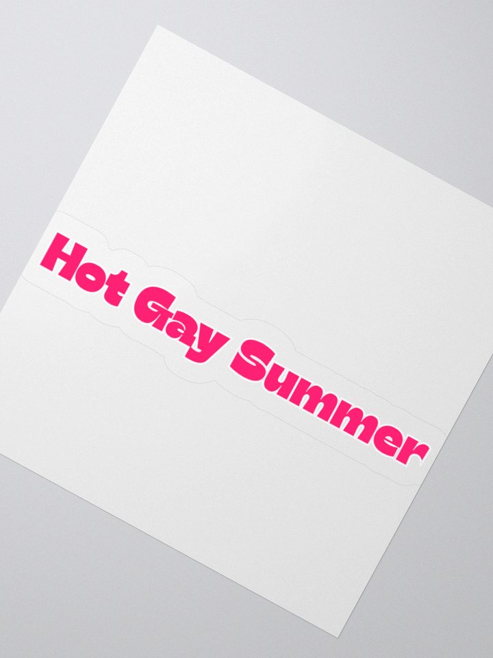 Hot Gay Summer Sticker product image (6)