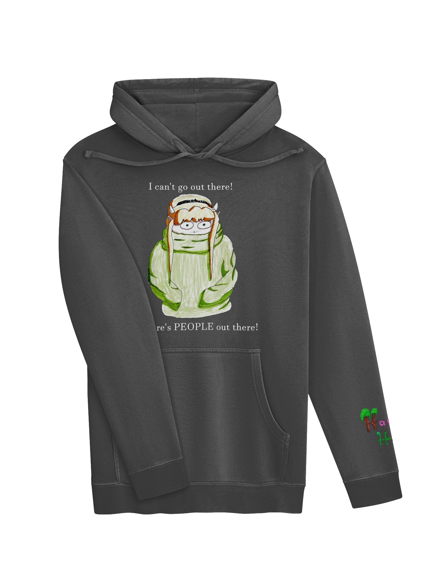 There's People Out There Hoodie product image (3)