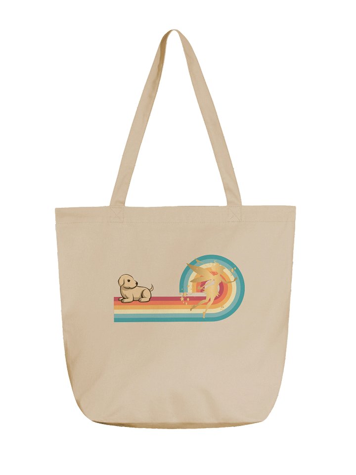 Rainbow Fairy Dog Eco Tote product image (1)