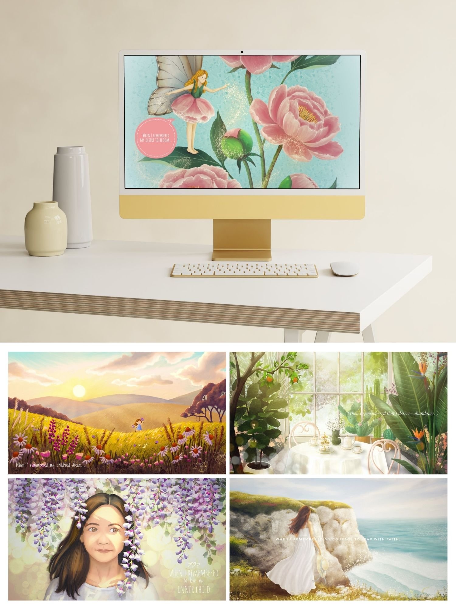 When I Remembered to Love Myself Desktop Wallpaper Collection product image (2)