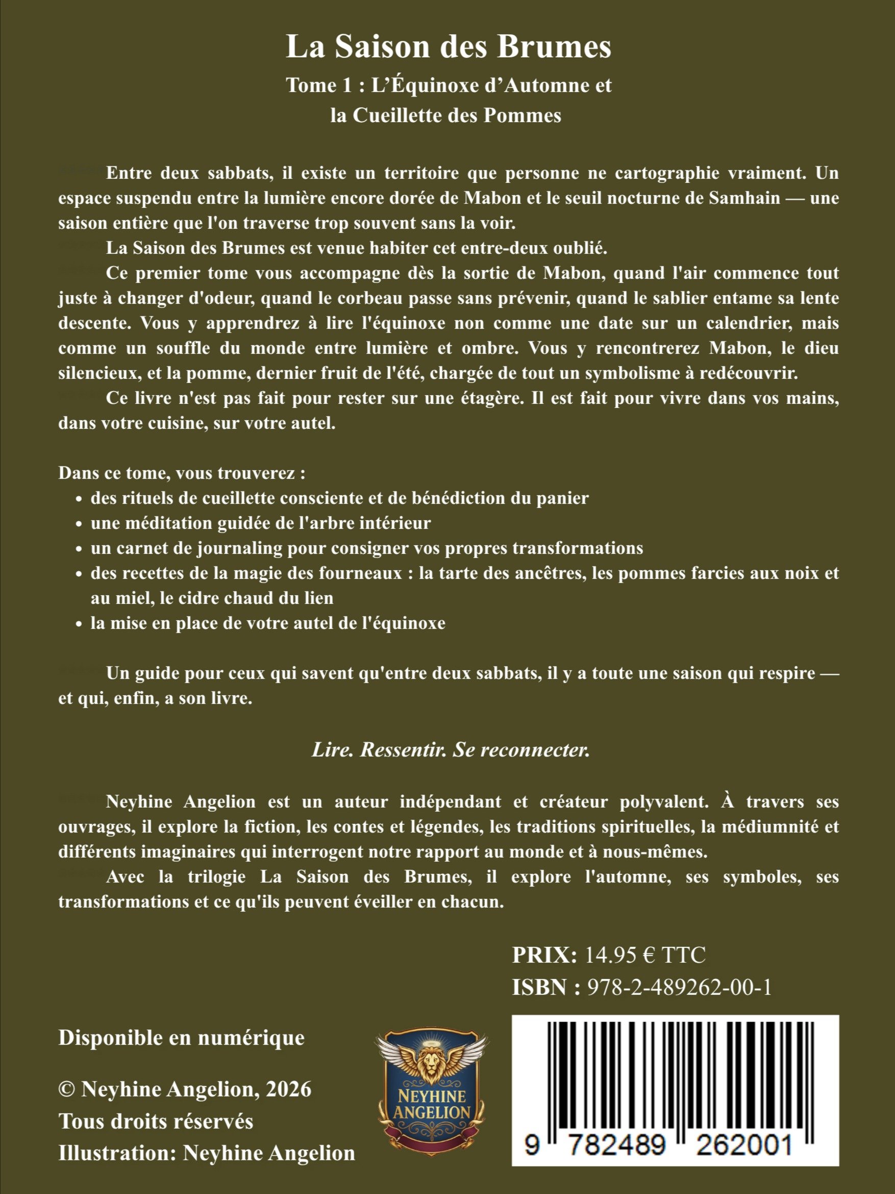 La Saison des Brumes : Tome 1 - L’Équinoxe d’Automne et la Cueillette des Pommes (Français) product image (2)