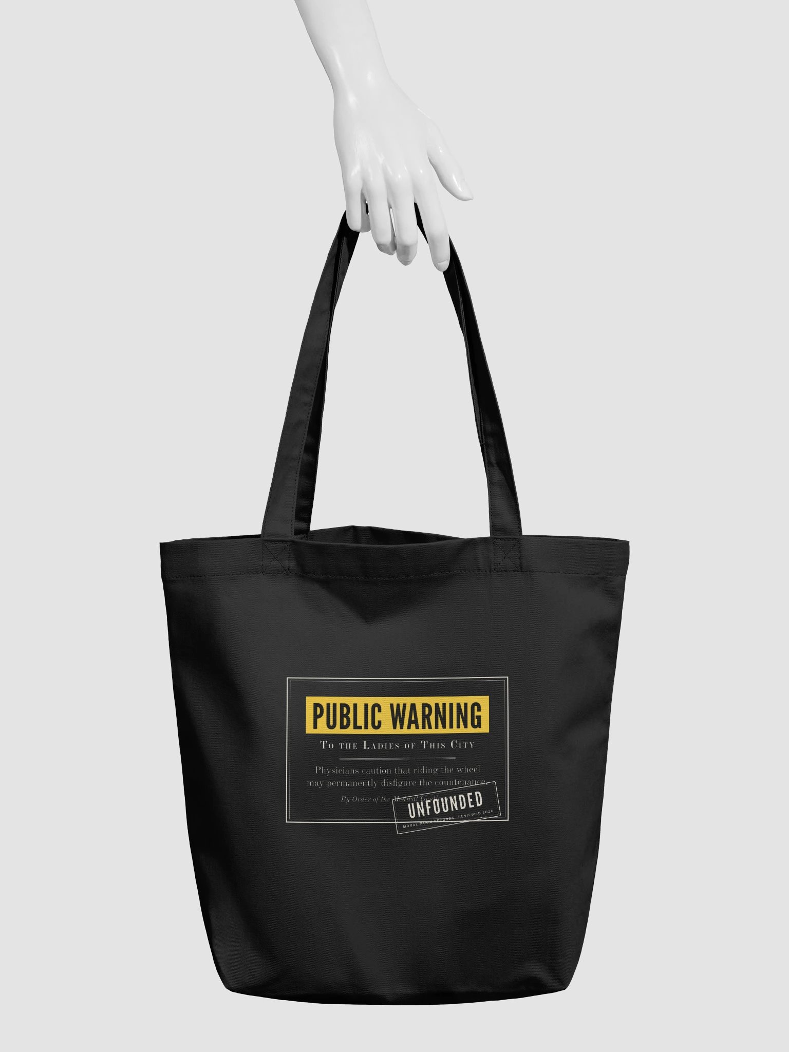 Public Warning Tote Bag product image (3)