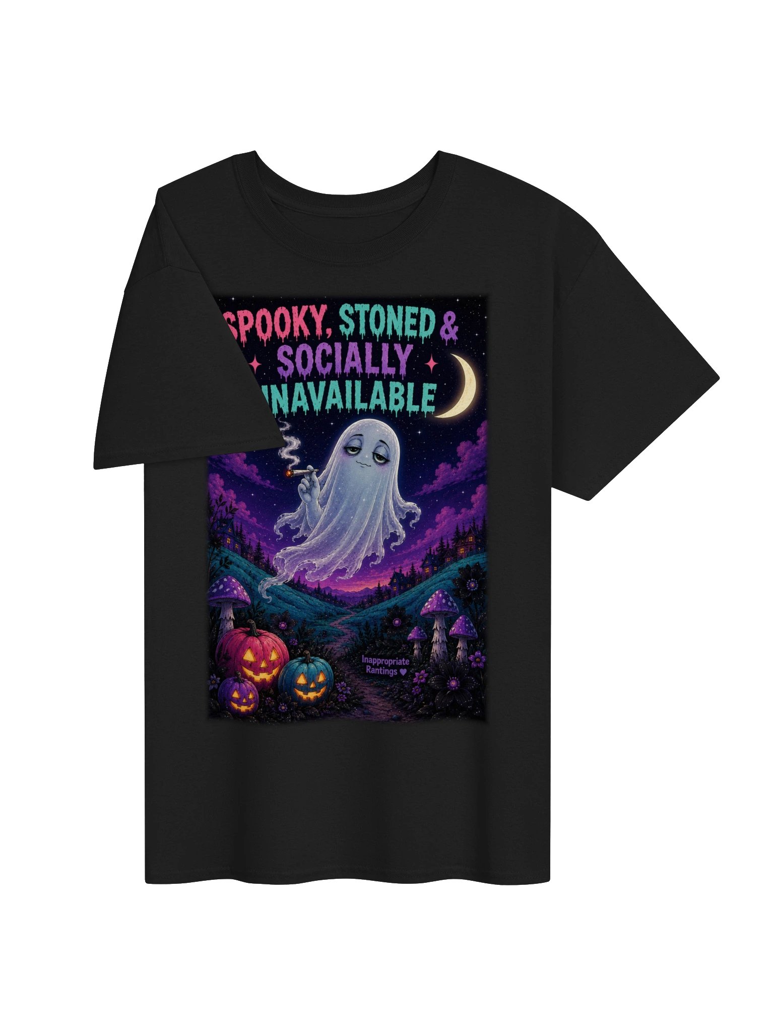 Spooky, Stoned & Socially Unavailable Tee product image (11)