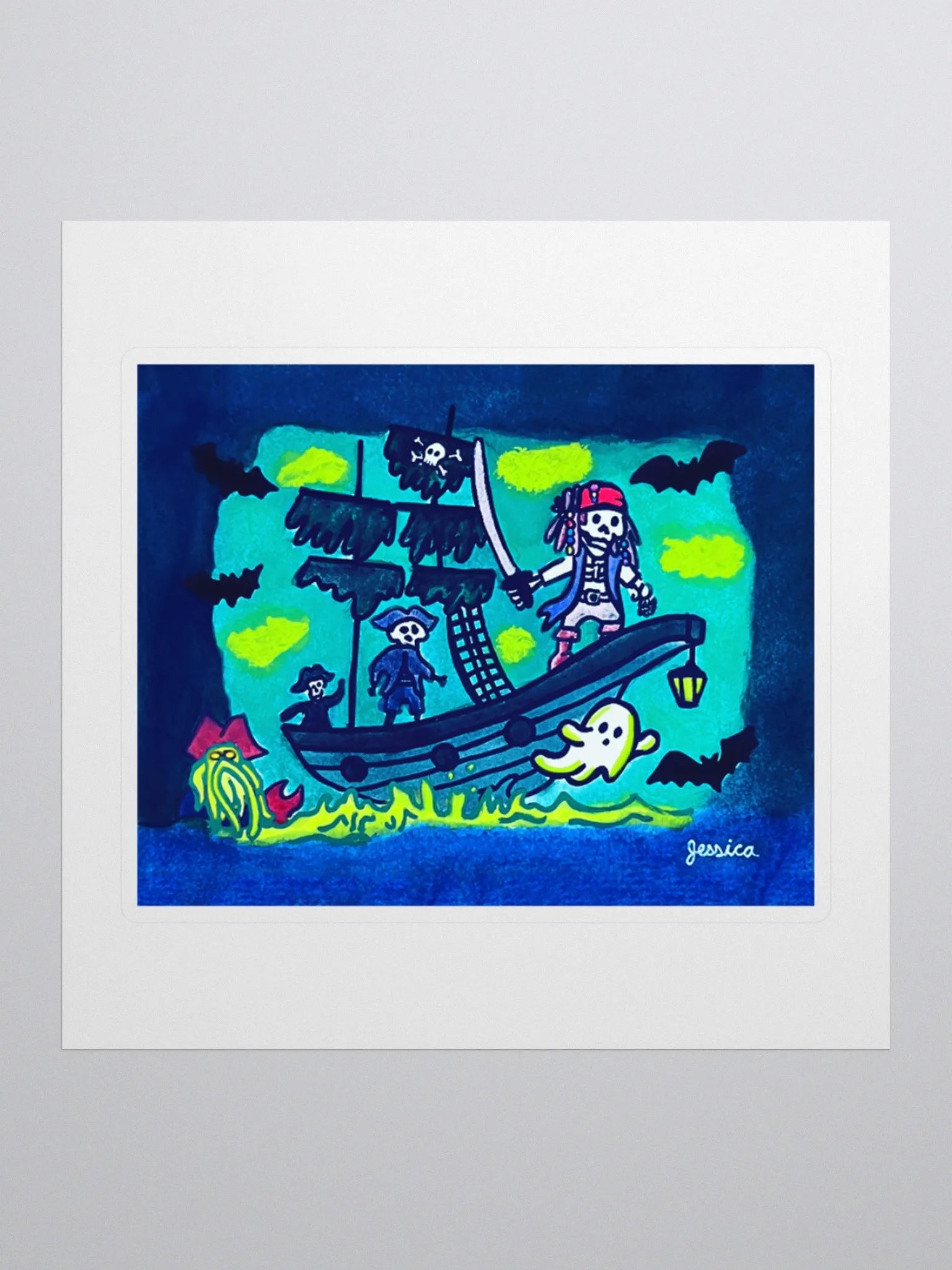 Haunted High Seas Sticker product image (1)