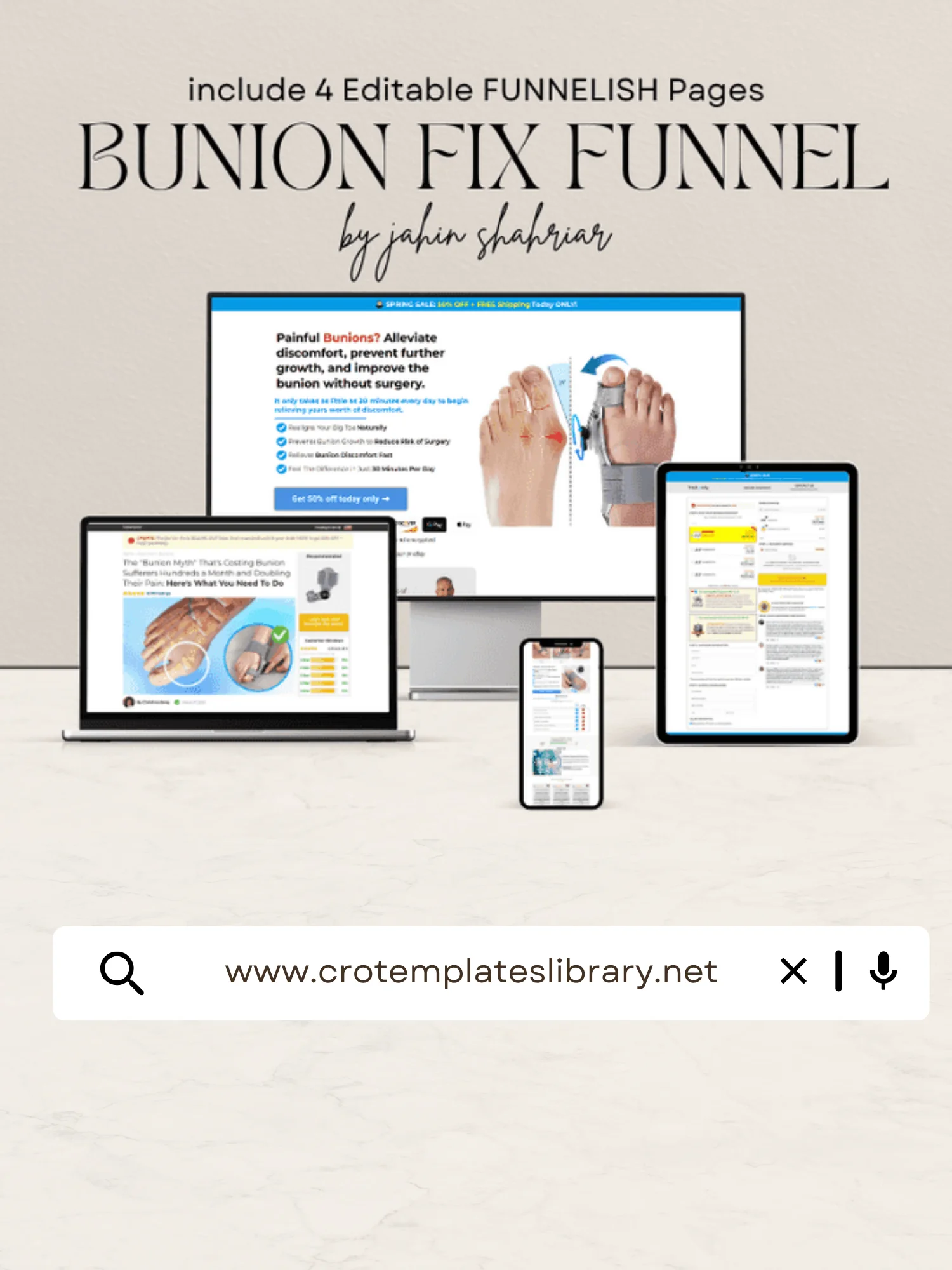 Bunion Fix Funnelish Template product image (1)