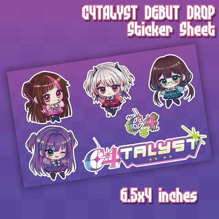 C4TALYST Sticker Sheet [PREORDER] product image (1)