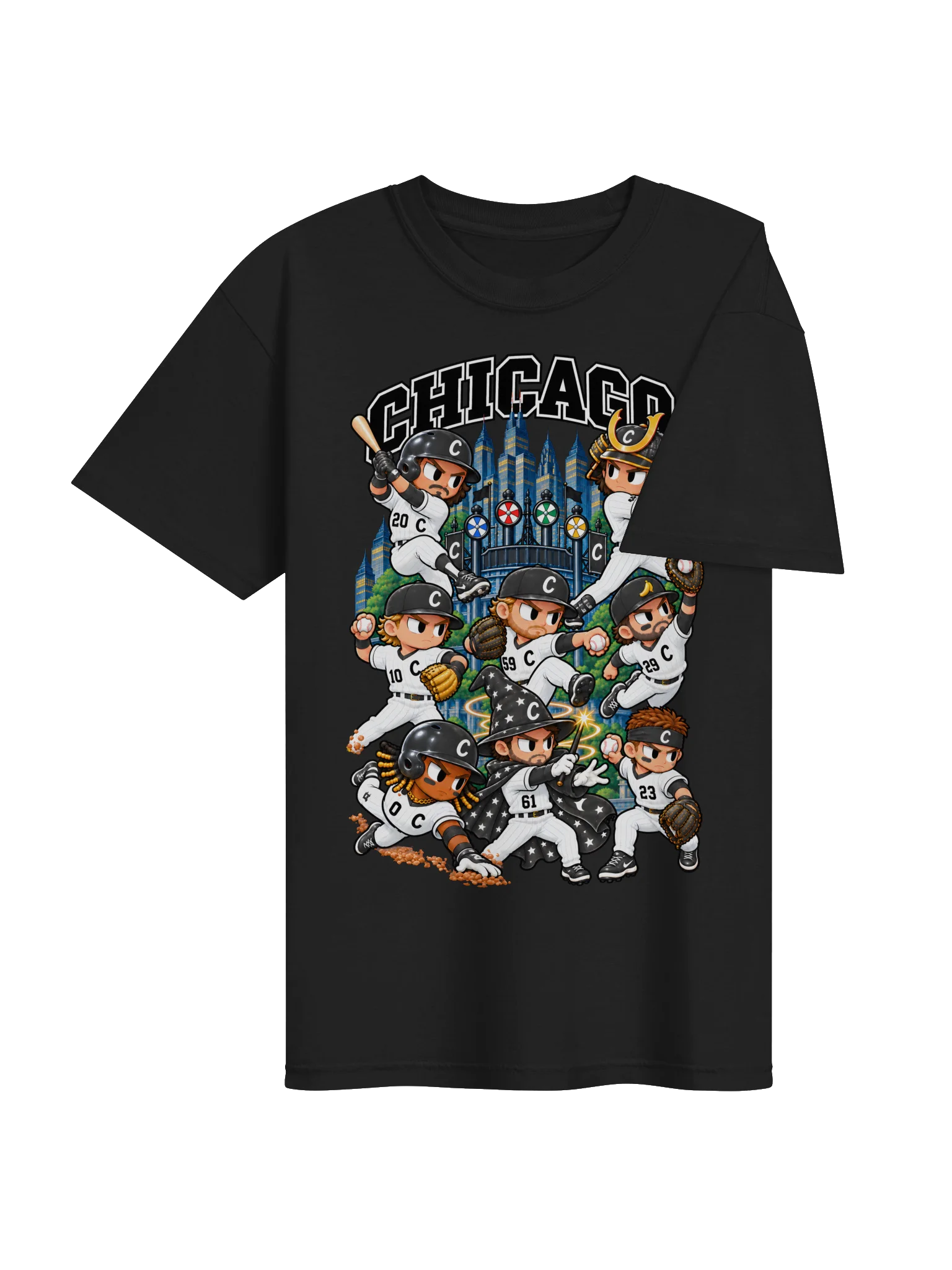 Chicago Southside Baseball Animated Player T-Shirt product image (4)