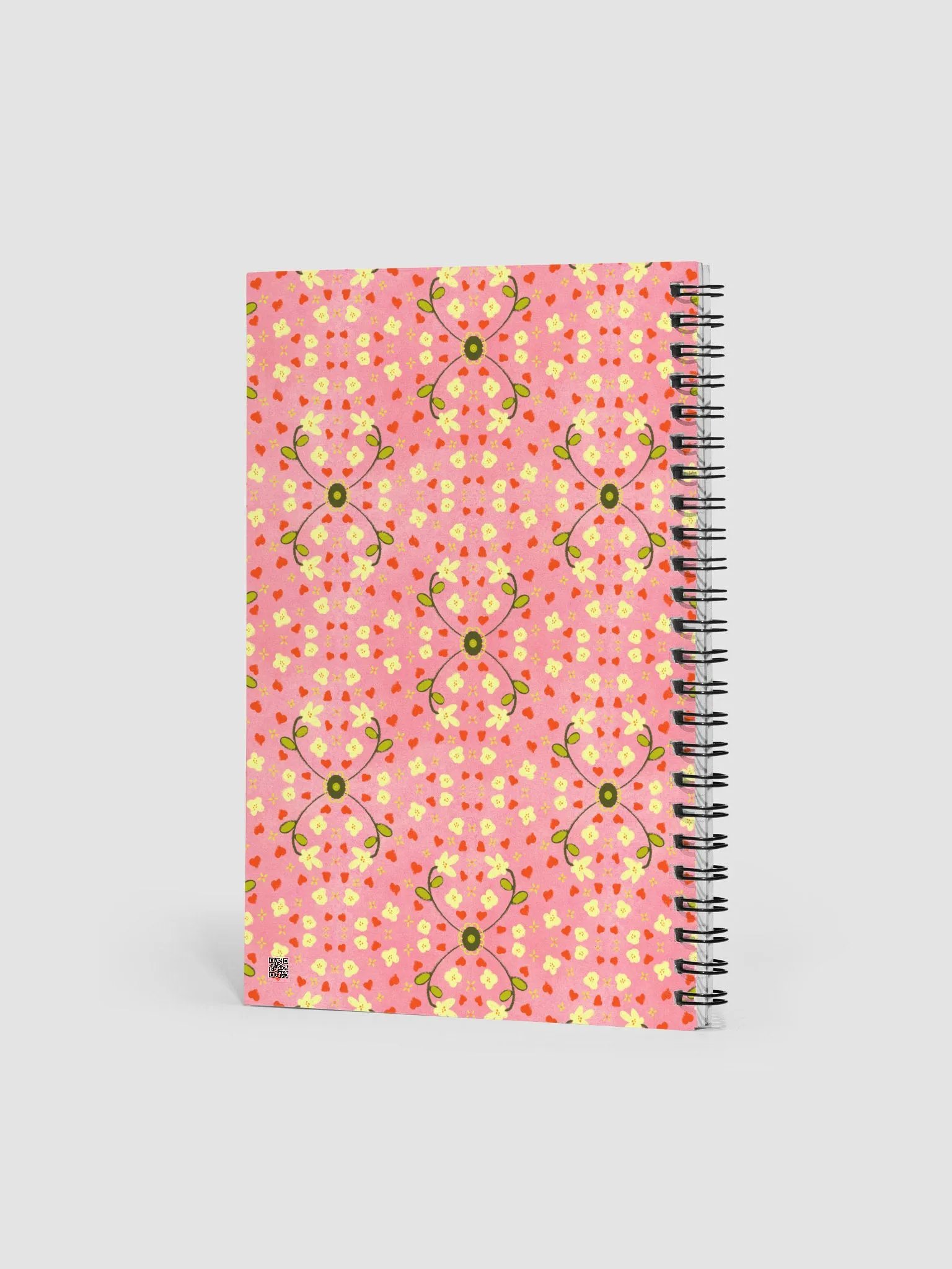 Hearts and Flowers Pink Note product image (2)