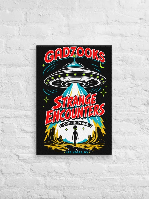 Strange Encounters Wall Canvas product image (1)