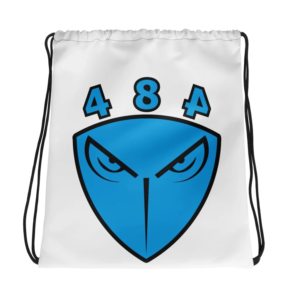 484 Face Logo Drawstring Backpack product image (1)