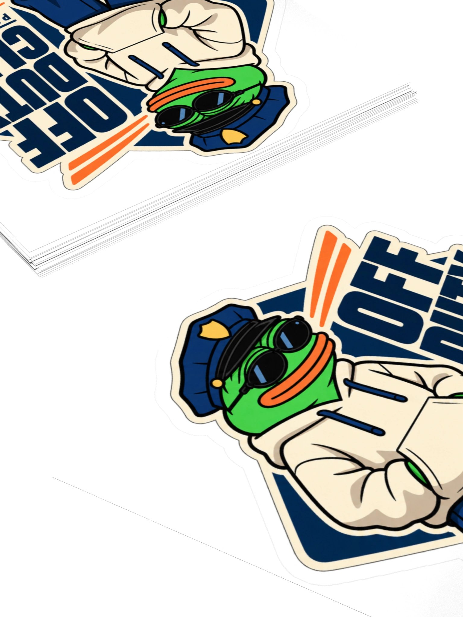 Off Duty Club Art Sticker product image (4)