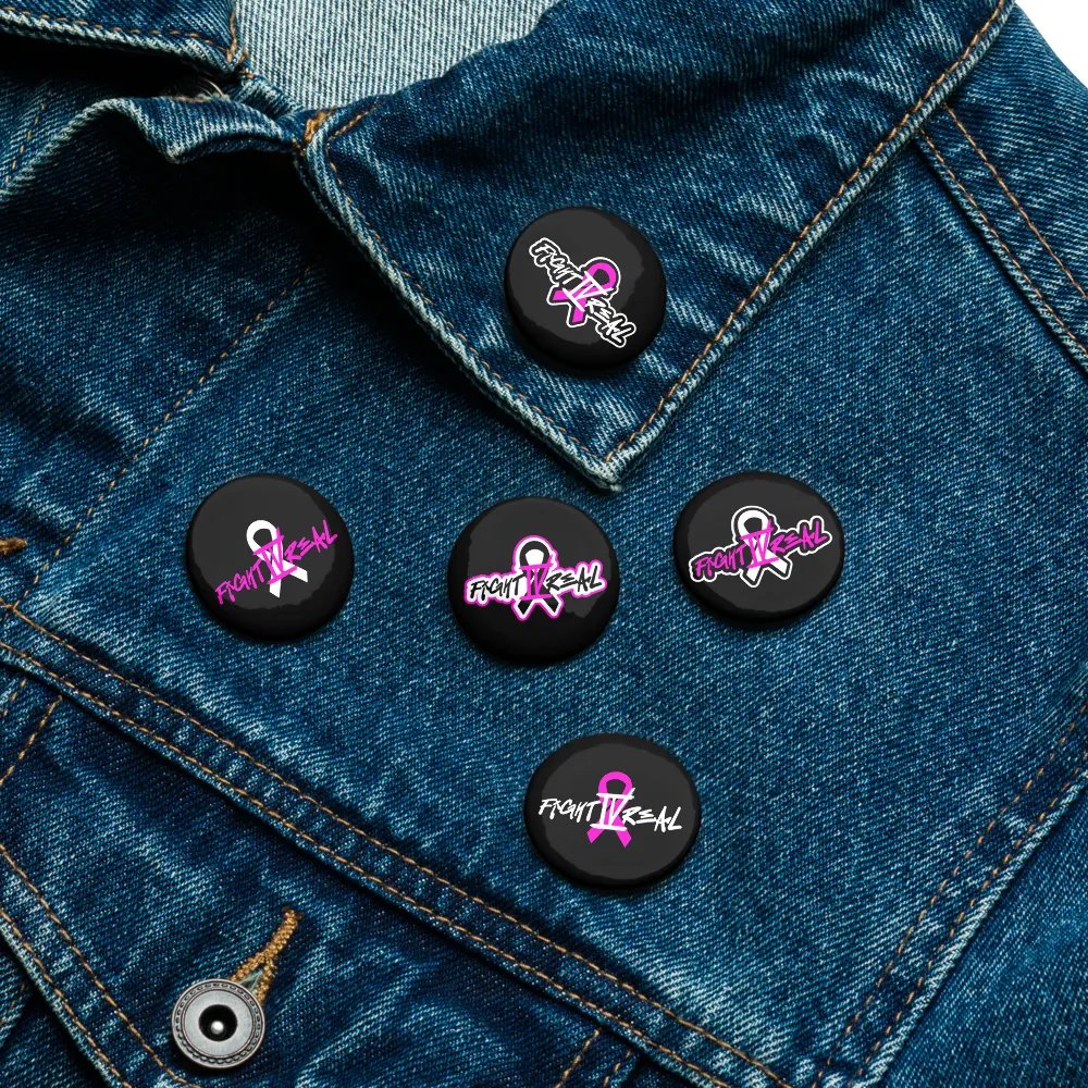 Breast Cancer Awareness Pins Set of 5 product image (11)