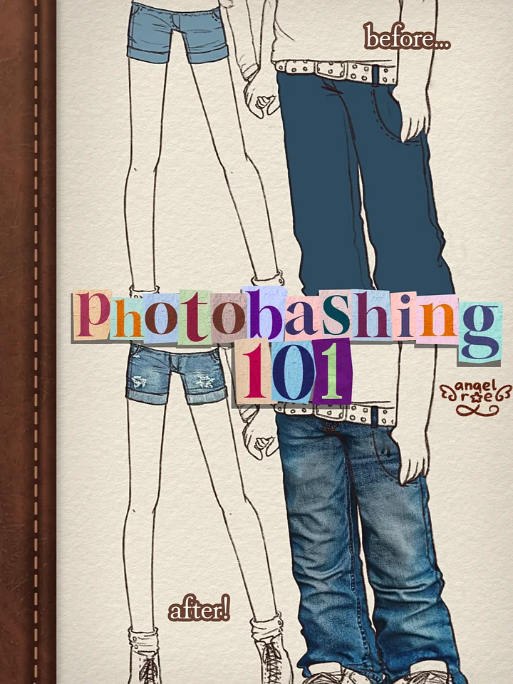 How to Add REAL Textures to Your Digital Art in Procreate: A Step-by-Step Photobashing Guide product image (1)