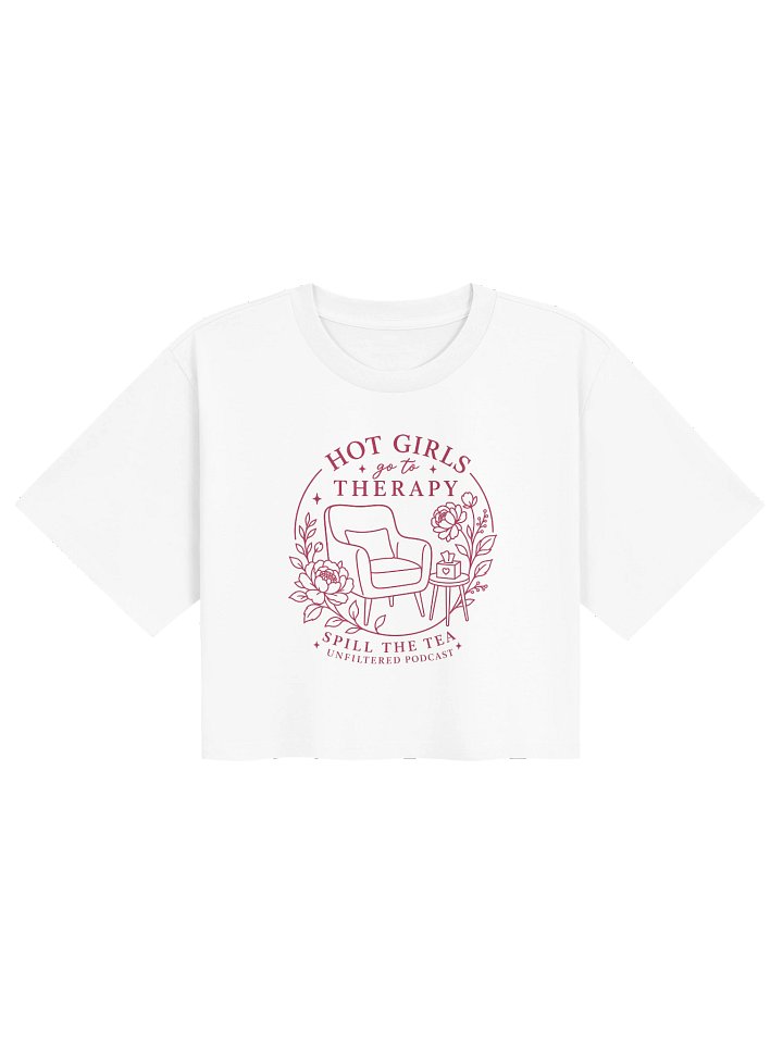 Hot Girls Go to Therapy Crop Tee product image (13)