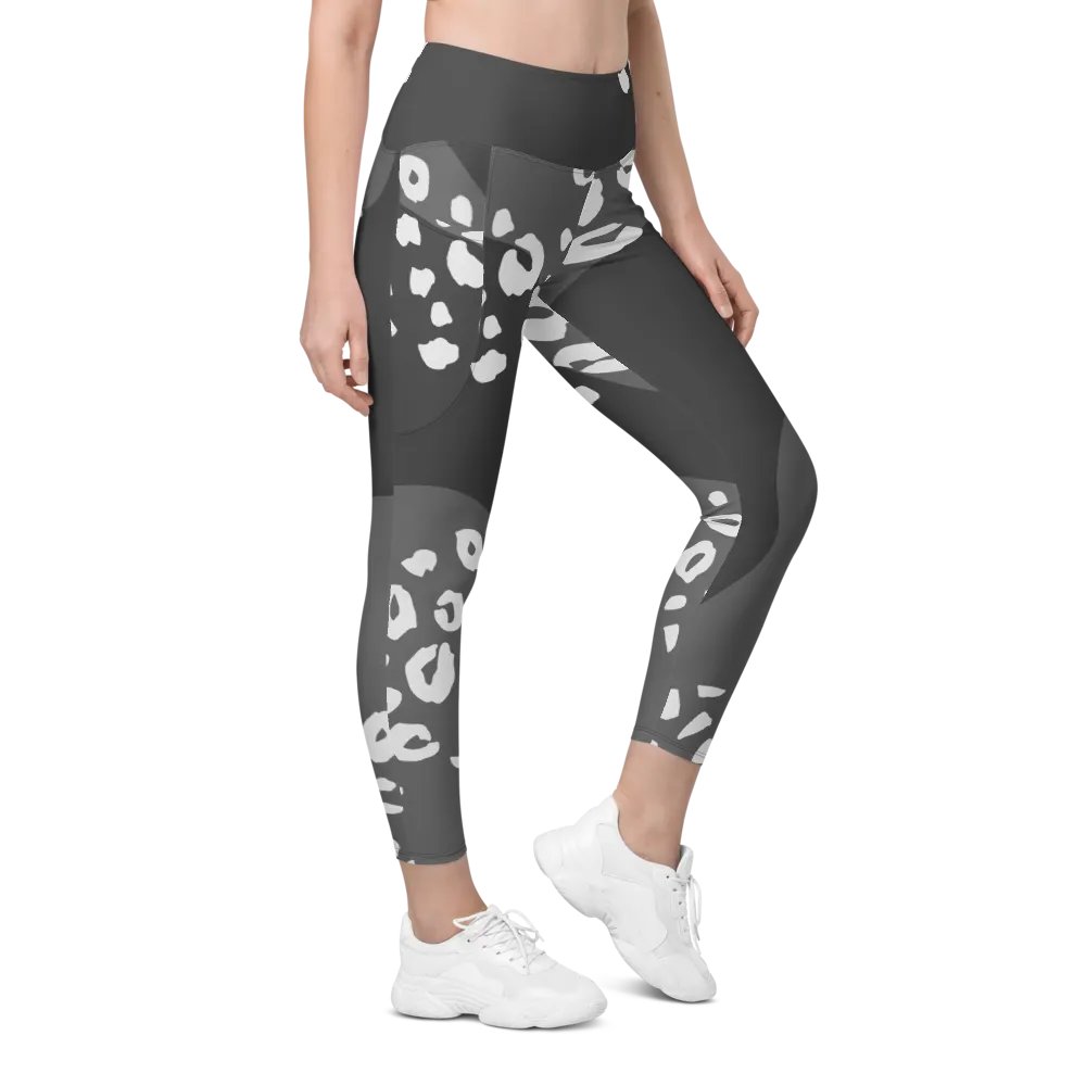 Grey Organic Flow All-Over Leggings product image (5)