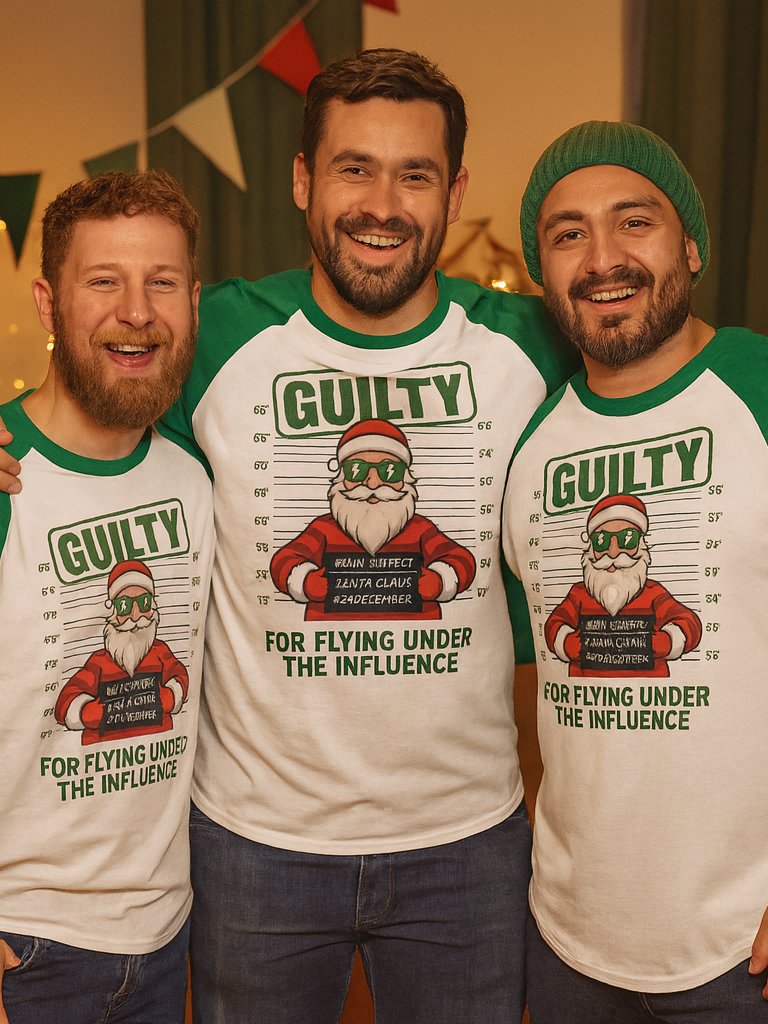 Main Suspect Santa Raglan Tee product image (1)