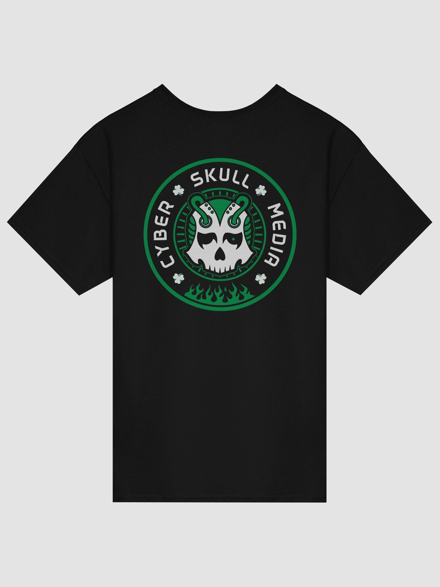 Cyber Skull St. Patty's 2026 Logo Tee v2 (Basic) product image (2)