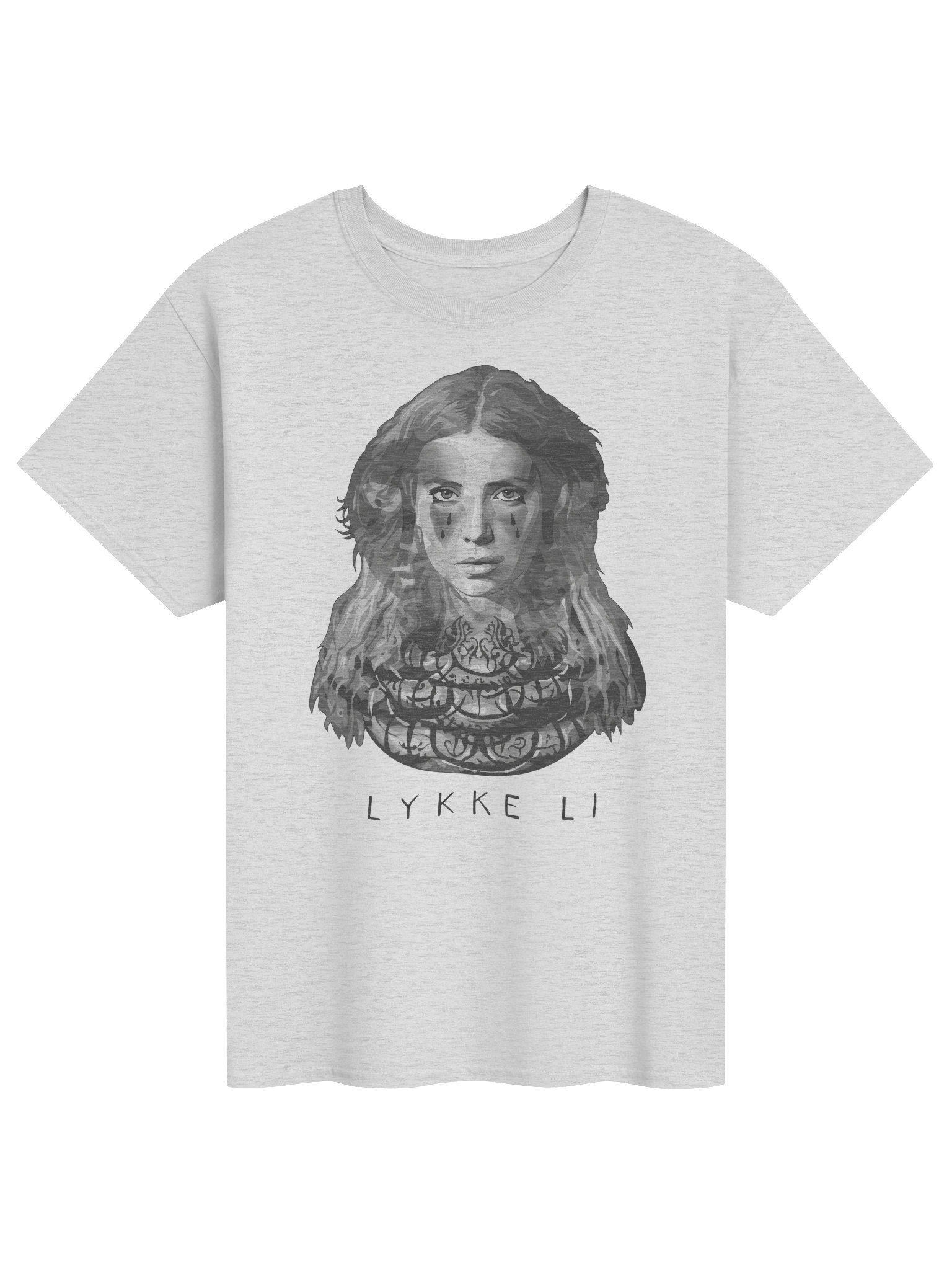LYKKE LI Noir Portrait Tshirt product image (1)