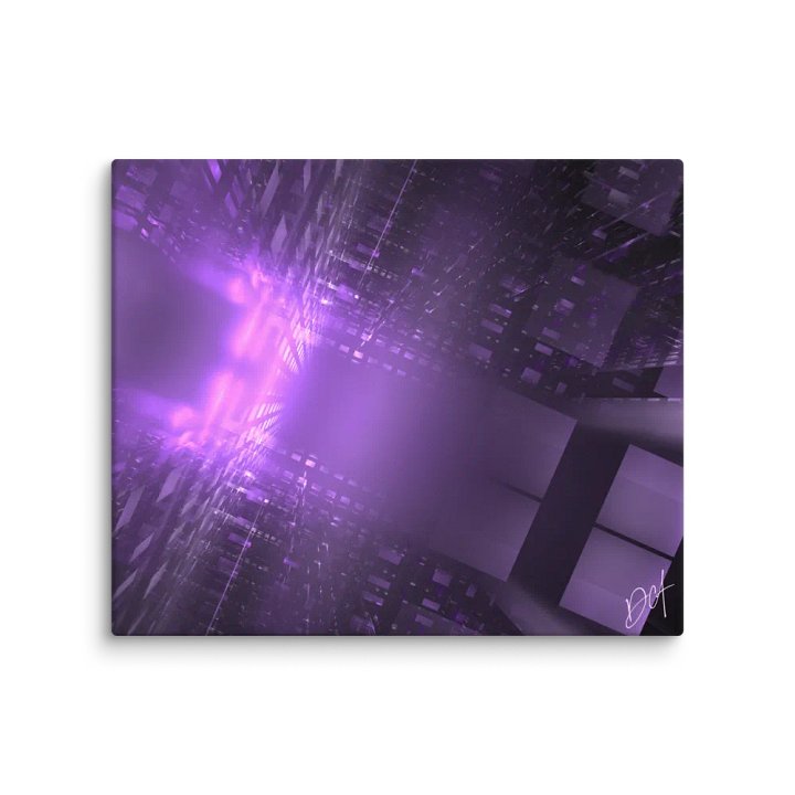 Purple CityScape - on Canvas product image (2)