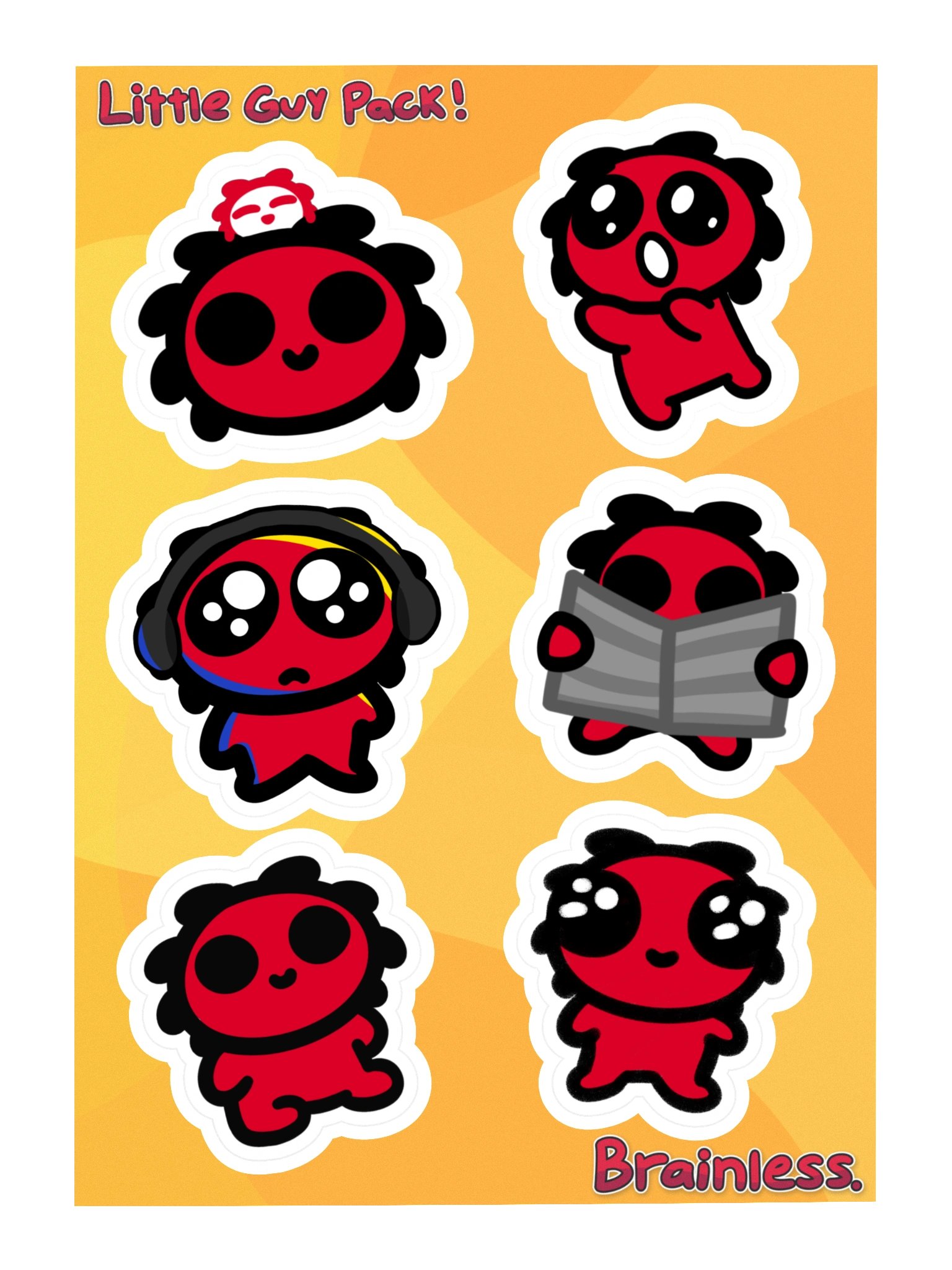 Little Guy Sticker Pack! product image (1)