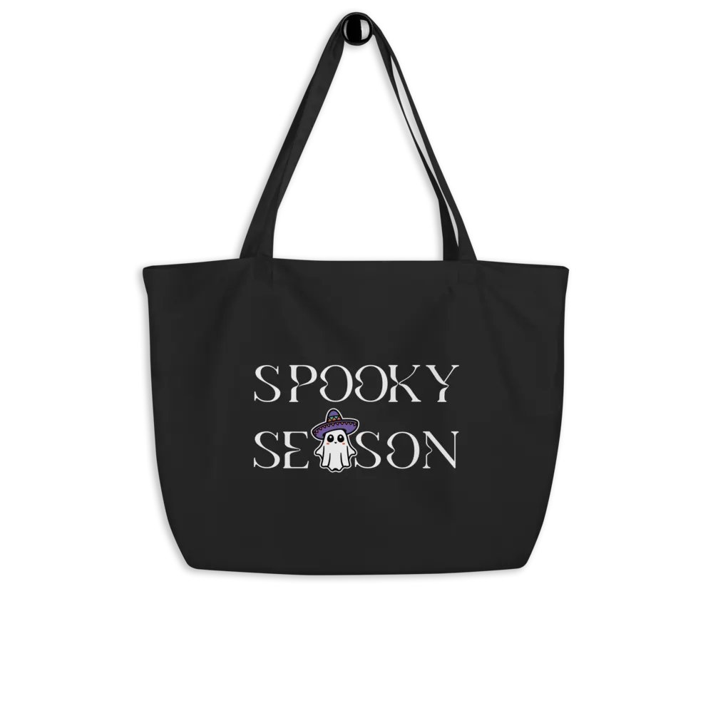 Spooky Season Sombrero Ghost Organic Cotton Tote product image (3)