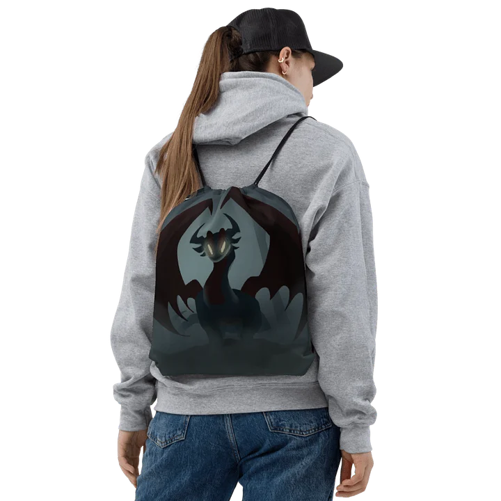 Spooky Dragon Drawstring Backpack product image (2)