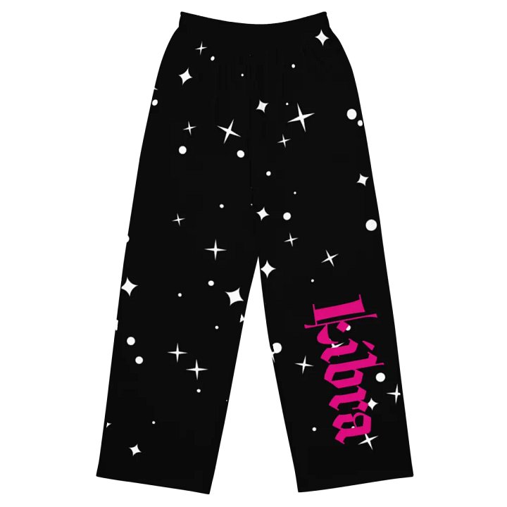 Starry Night Libra Unisex Wide-Leg Pants product image (1)