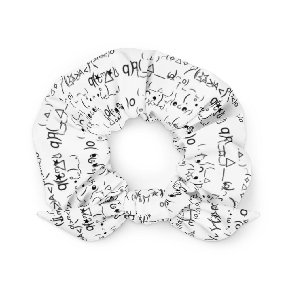 kaomoji scrunchie product image (3)