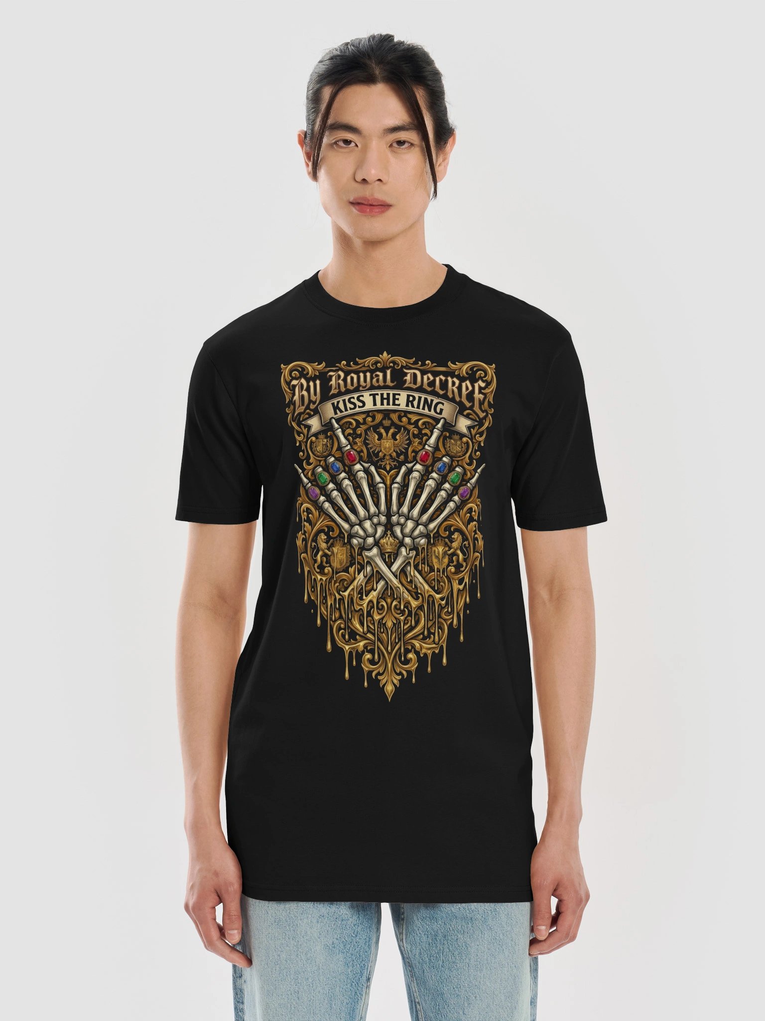 By Royal Decree - Kiss the Ring Royal Tee Black product image (5)