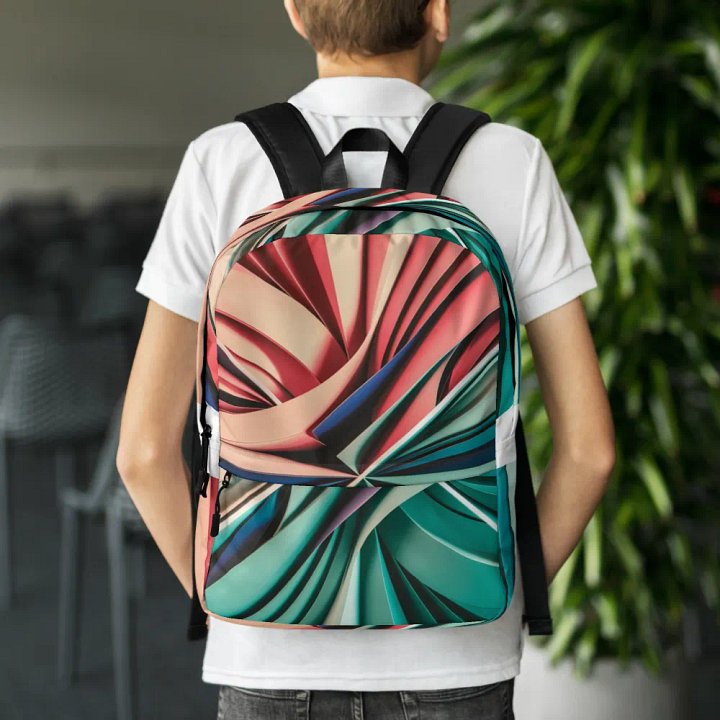 Graphic Grove Abstract All-Over Print Backpack - Vibrant and Stylish product image (1)