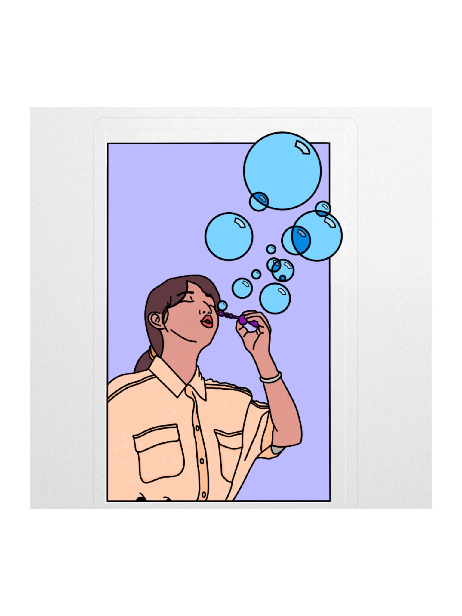 Bubbles sticker product image (1)