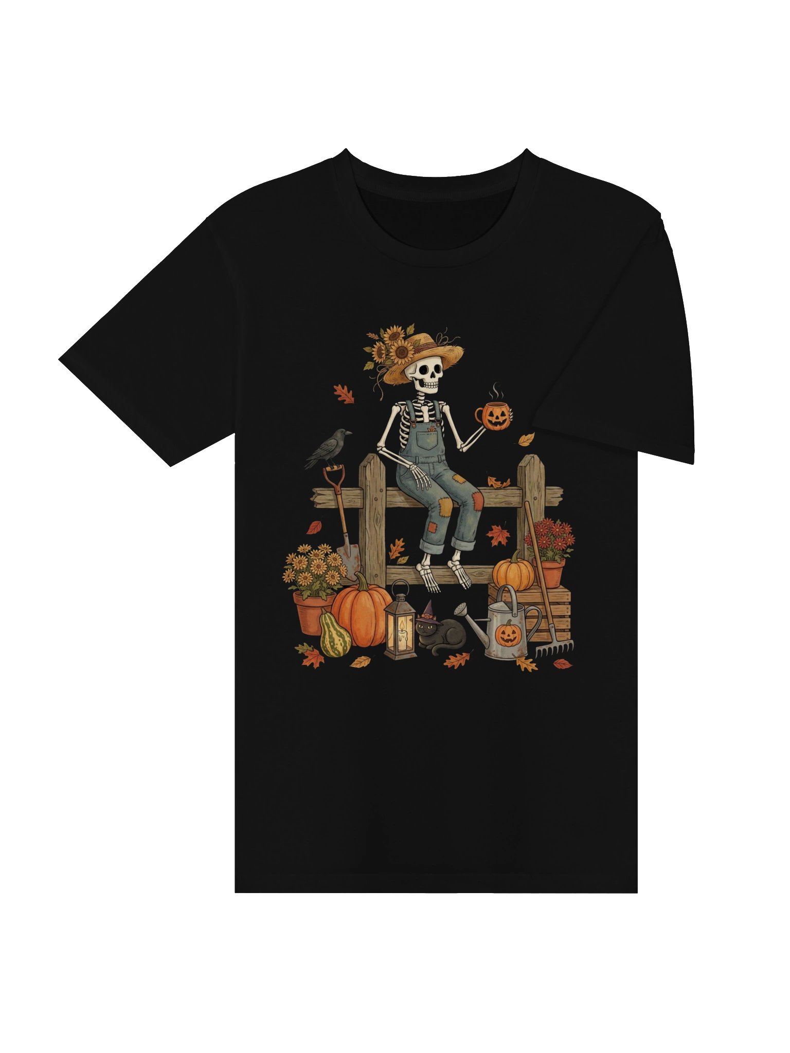 Freshly Planted Skeleton Gardener Halloween T-Shirt product image (4)