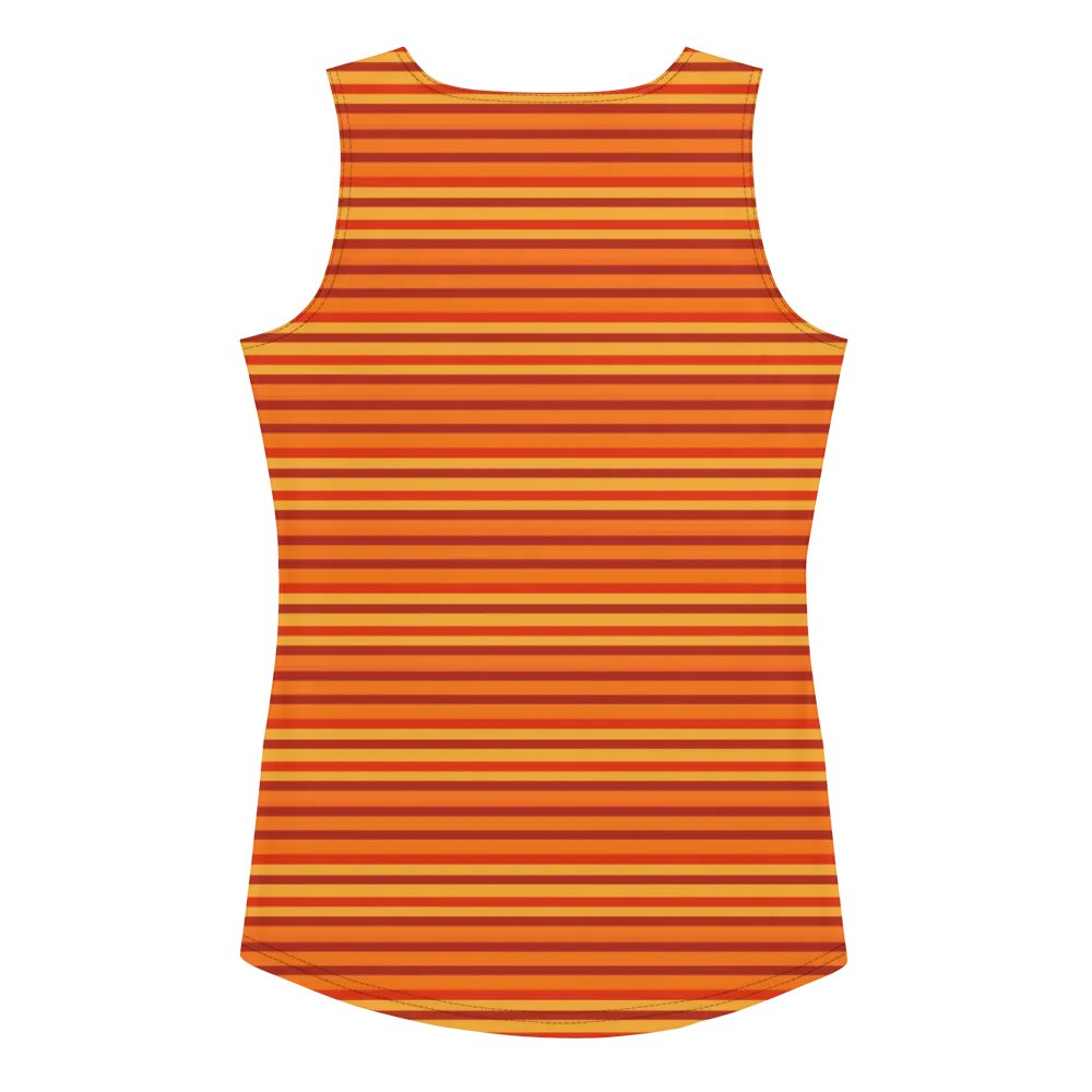 Rays of Warmth Striped Women's Tank Top product image (2)