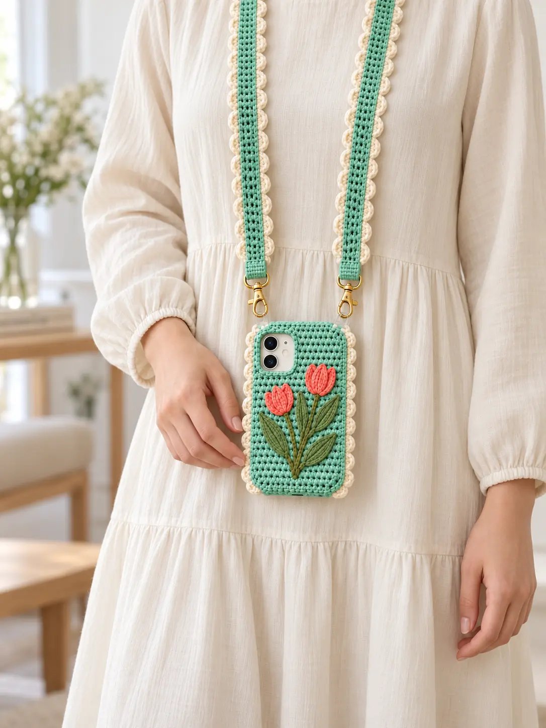 Tulip Phone Case Crochet Pattern PDF product image (2)