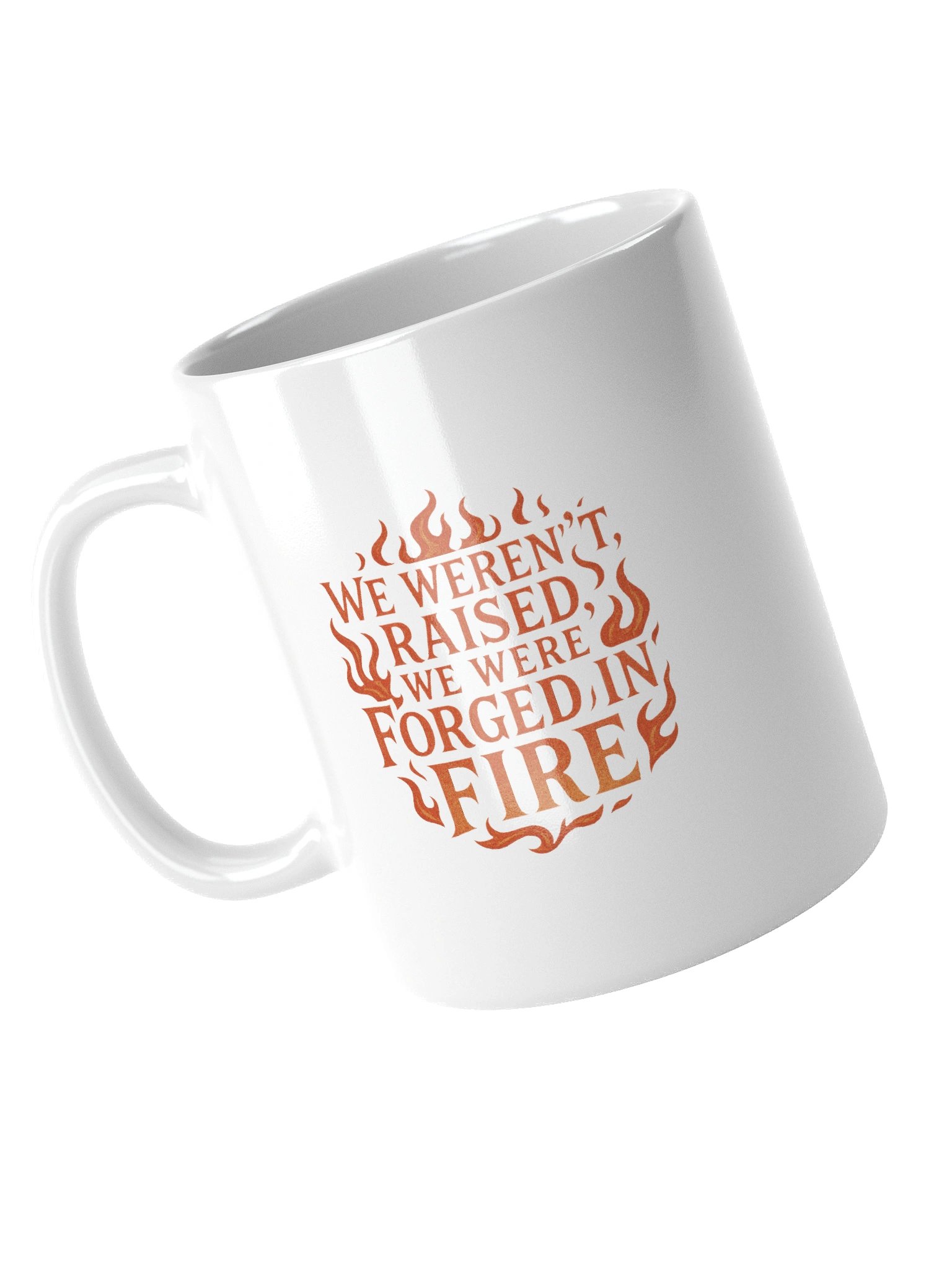 ☕ Forged in Fire – White Flame Mug 🔥 product image (2)