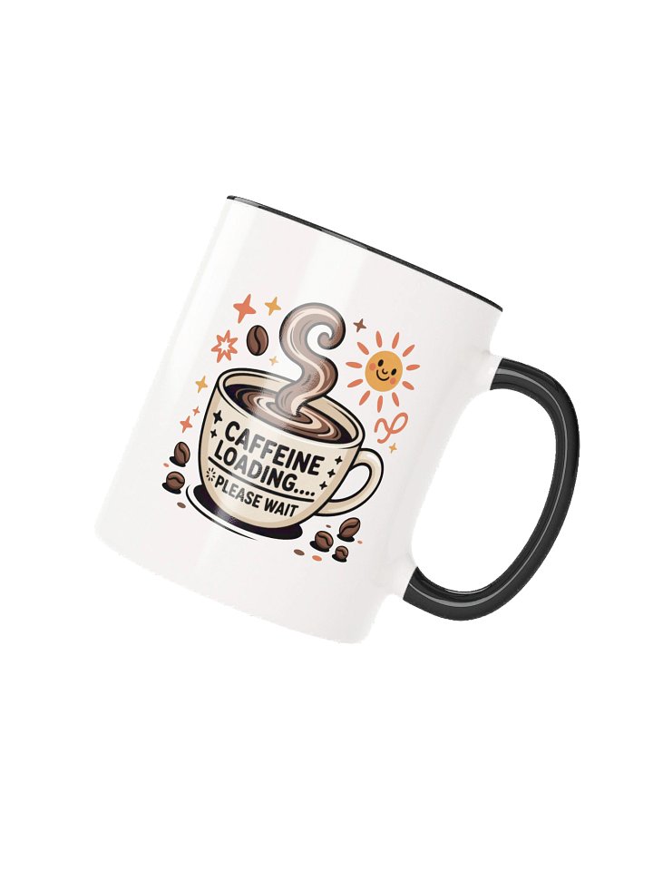 Caffeine Loading Funny Coffee Mug- with Color Inside product image (2)