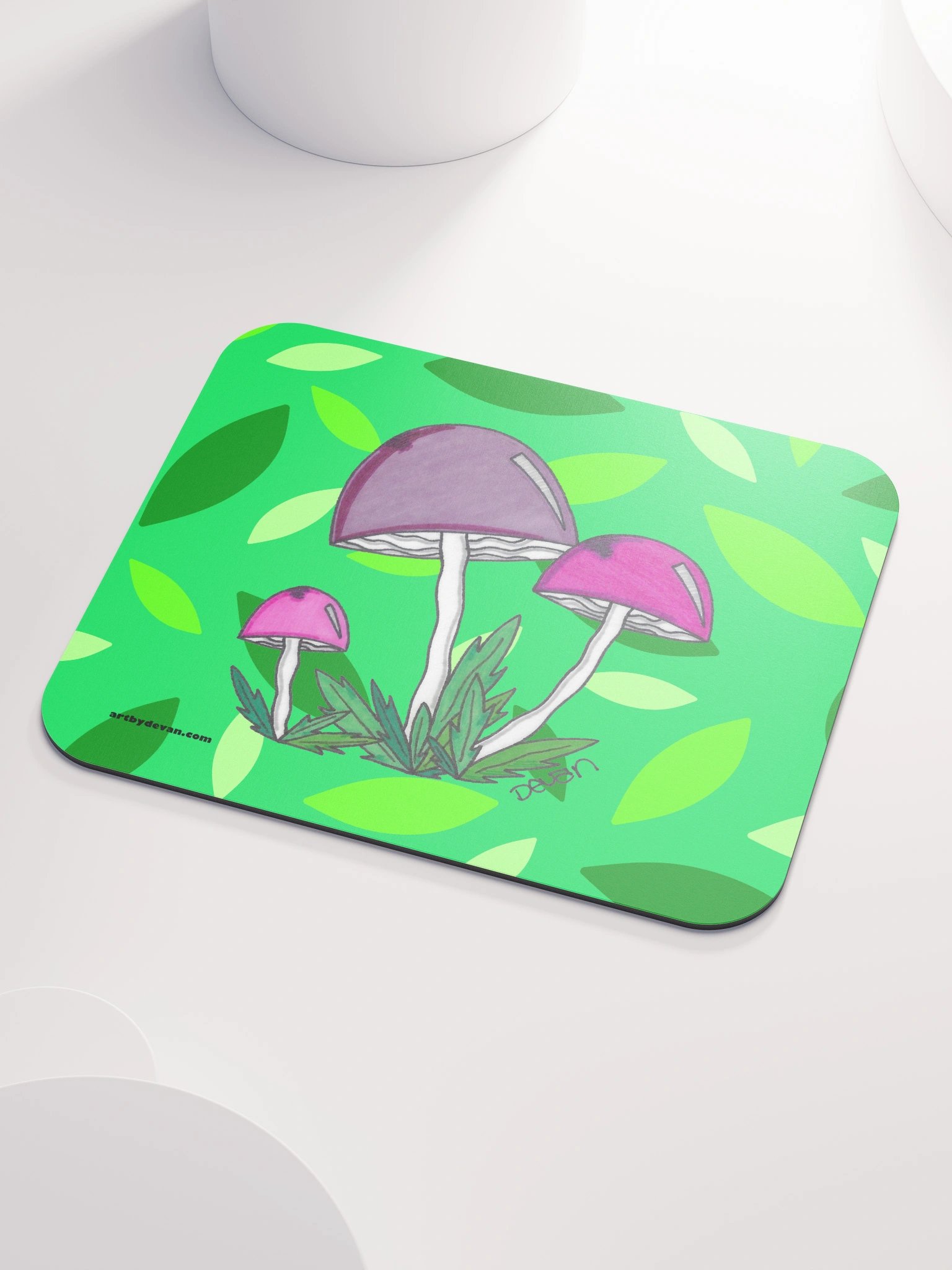 Purple Mushrooms Mousepad product image (3)